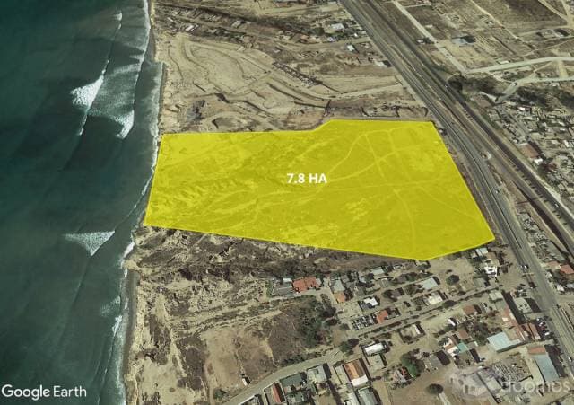 Venta de Terreno frente al mar, Rosarito Centro, 78,000m2 - 1