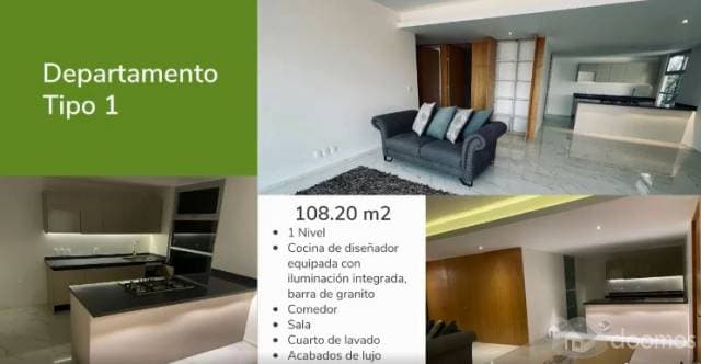 DEPARTAMENTOS DE LUJO!!! UNA NUEVA EXPERIENCIA PARA VIVIR!!! - 1