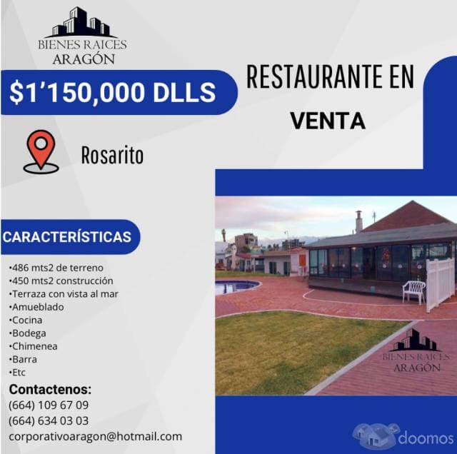 Vendemos Restaurante en Rosarito - 1