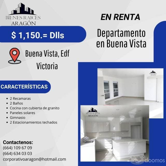 RENTAMOS PRECIOSO DEPARTAMENTO "NUEVO PARA ESTRENAR" MAGNIFICA UBICACIÓN Y FINOS TERMINADOS. - 1