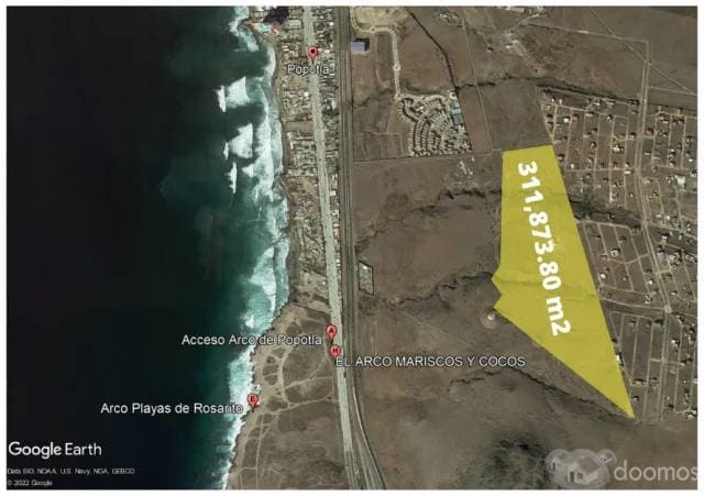 Terreno en Venta ubicado en Rosarito, Popotla, 311,873m2 - 1