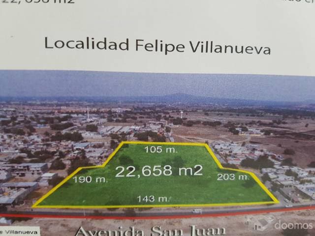 Terreno en venta - 22,658 m2 - 1