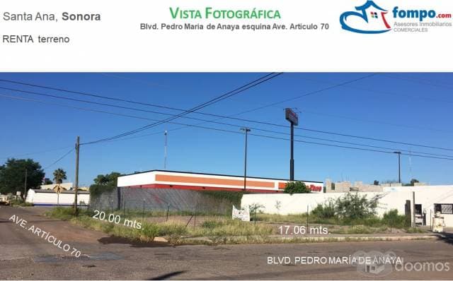 SANTA ANA . renta . Terreno esquina Comercial . 347 mts2 - 1