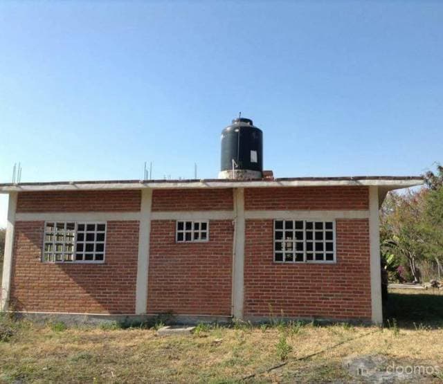 Terreno con Casa de 2 Recamaras 1 Baño en Xochicalco, Miacatlan, Morelos - 1