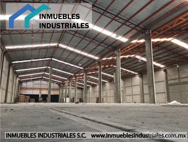 Bodega en Renta en Tizayuca 1,500m² Nueva 100% Industrial $75,000 - 1