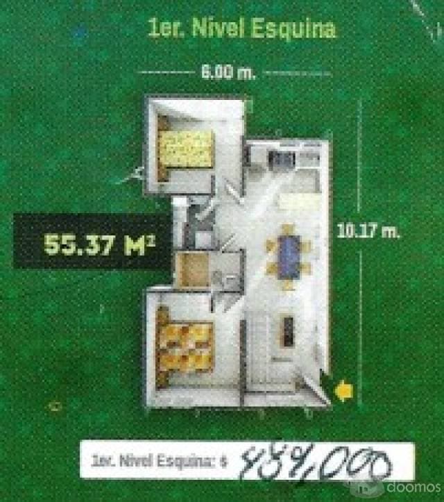 VENTA DE DEPARTAMENTOS 1ER NIVEL ESQUINA EN CARRETERA PRINCIPAL RANCHERIA SALOYA 2da - 1