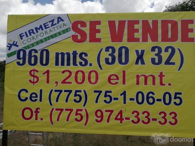 TERRENO 960 M2 A PIE DE CARRETERA SANTIAGO TULANTEPEC - 1