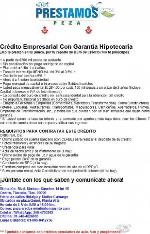 Crédito Con Garantía Prendaria - 1