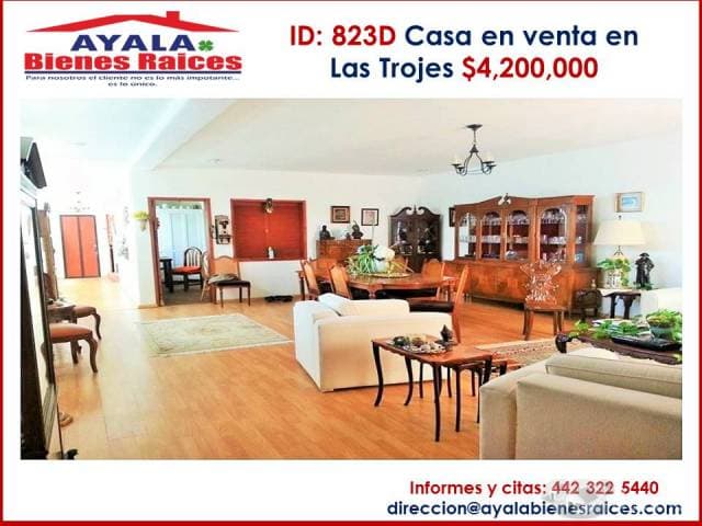 Casa en venta en Corregidora, Qro., Residencial Las Trojes $4,200,000.00 - 1