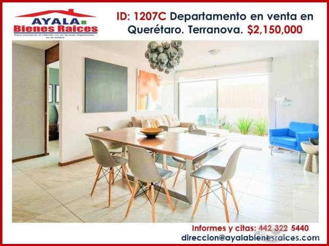 Departamento en venta en Querétaro,. Terranova $2,150,000 - 1