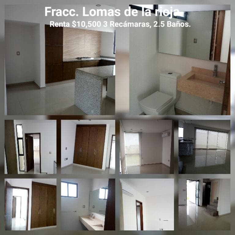 Renta casa en Lomas de la rioja - 1