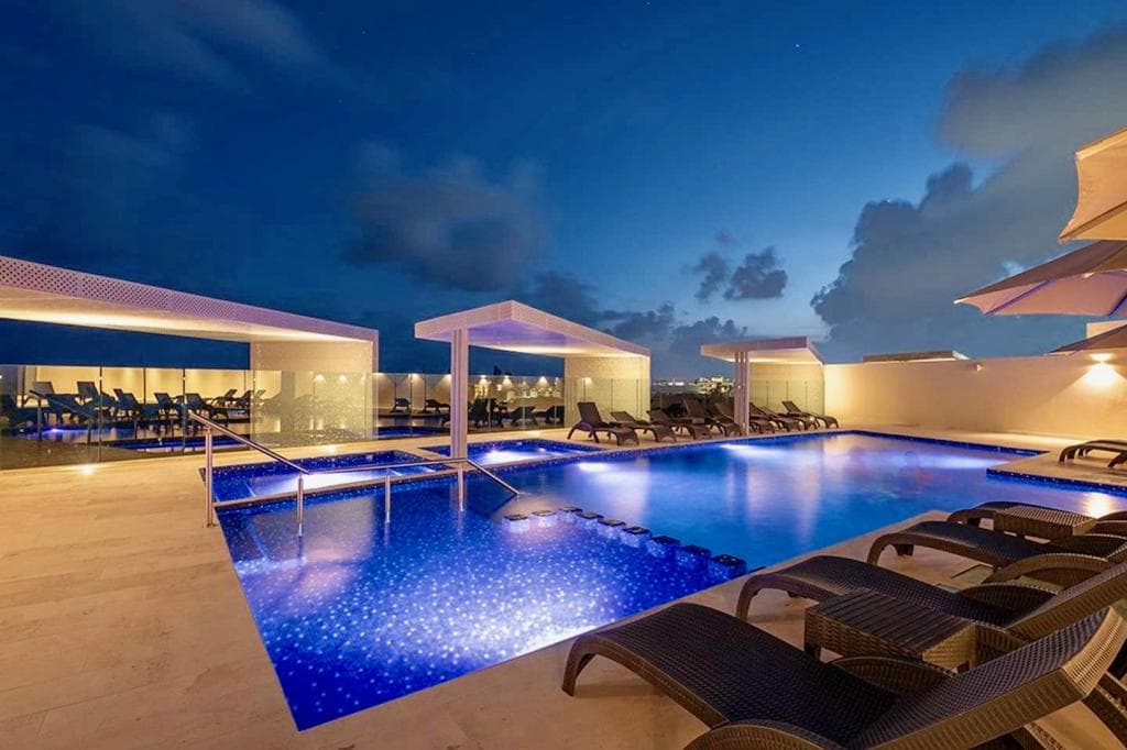 Departamento con vista al Mar Caribe en Playa del Carmen - 1