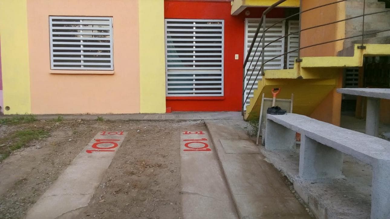 Departamento en planta baja; 44m² en Fracc. Ciudad Bicentena - 1