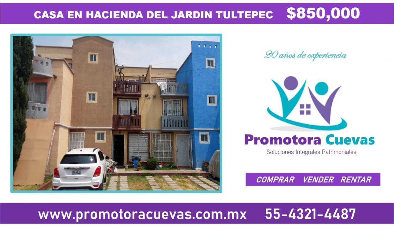 CASA DE 3 NIVELES EN HDA DEL JARDIN - 1