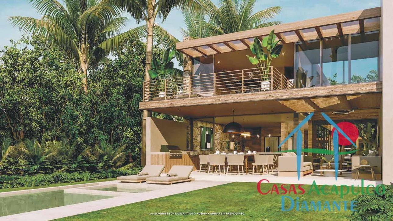 Tu refugio exclusivo entre jardines, alberca y el mar - 1