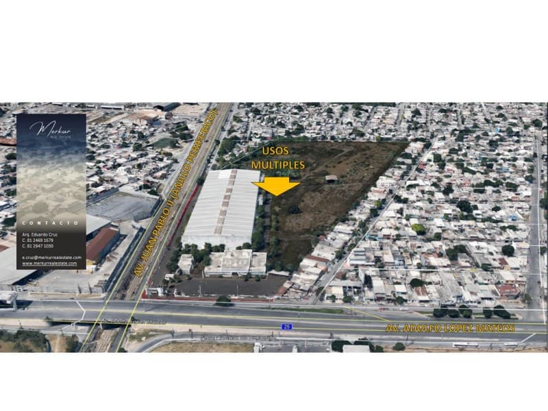 VENTA DE TERRENO SAN NICOLAS DE LOS GARZA DESARROLLO HABITACIONAL, COMERCIAL Y OFICINAS, Azteca - 1