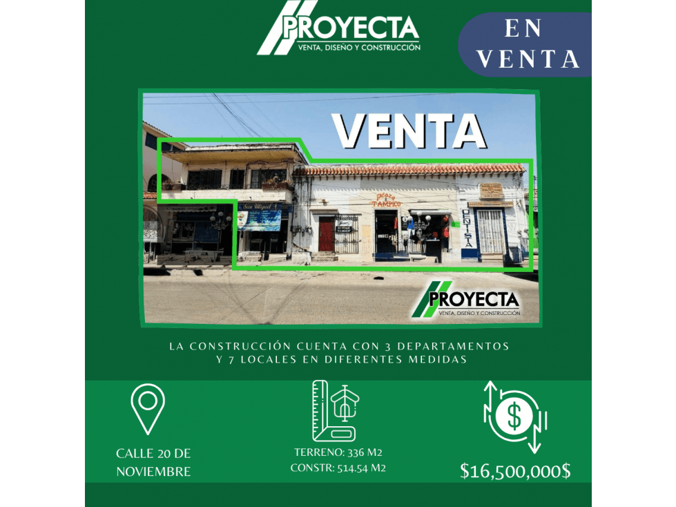 Oportunidad de inversión en la zona centro de Tampico - 1