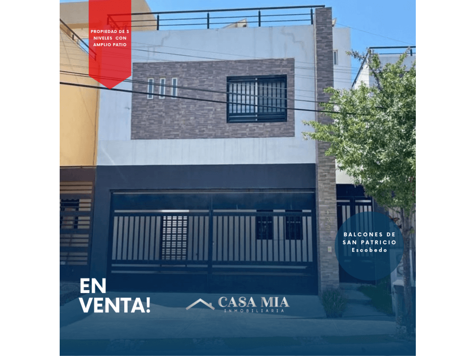 Casa en Venta en Balcones de San Patricio, Escobedo, N.L. - 1