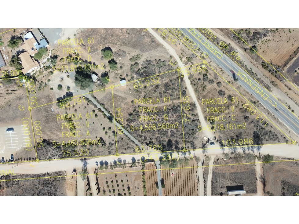 Terreno en Renta en Valle de Guadalupe Fracc. A - 1