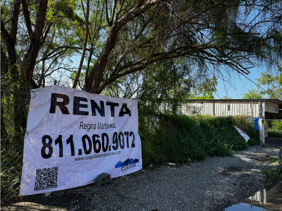 RMC TERRENO EN RENTA EN CENTRO DE CADEREYTA JIMÉNEZ NUEVO LEON - 1