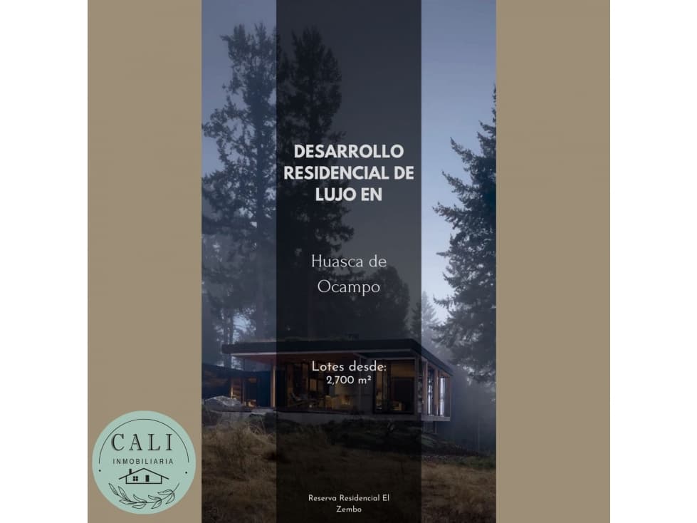 Lotes en VENTA en Residencial el Zembo, Huasca Hidalgo - 1