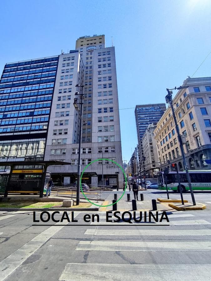 Local Av Corrientes esq L N Alem Granes VIDRIERAS e IMAGEN corporativa COMEGA cocheras - 1