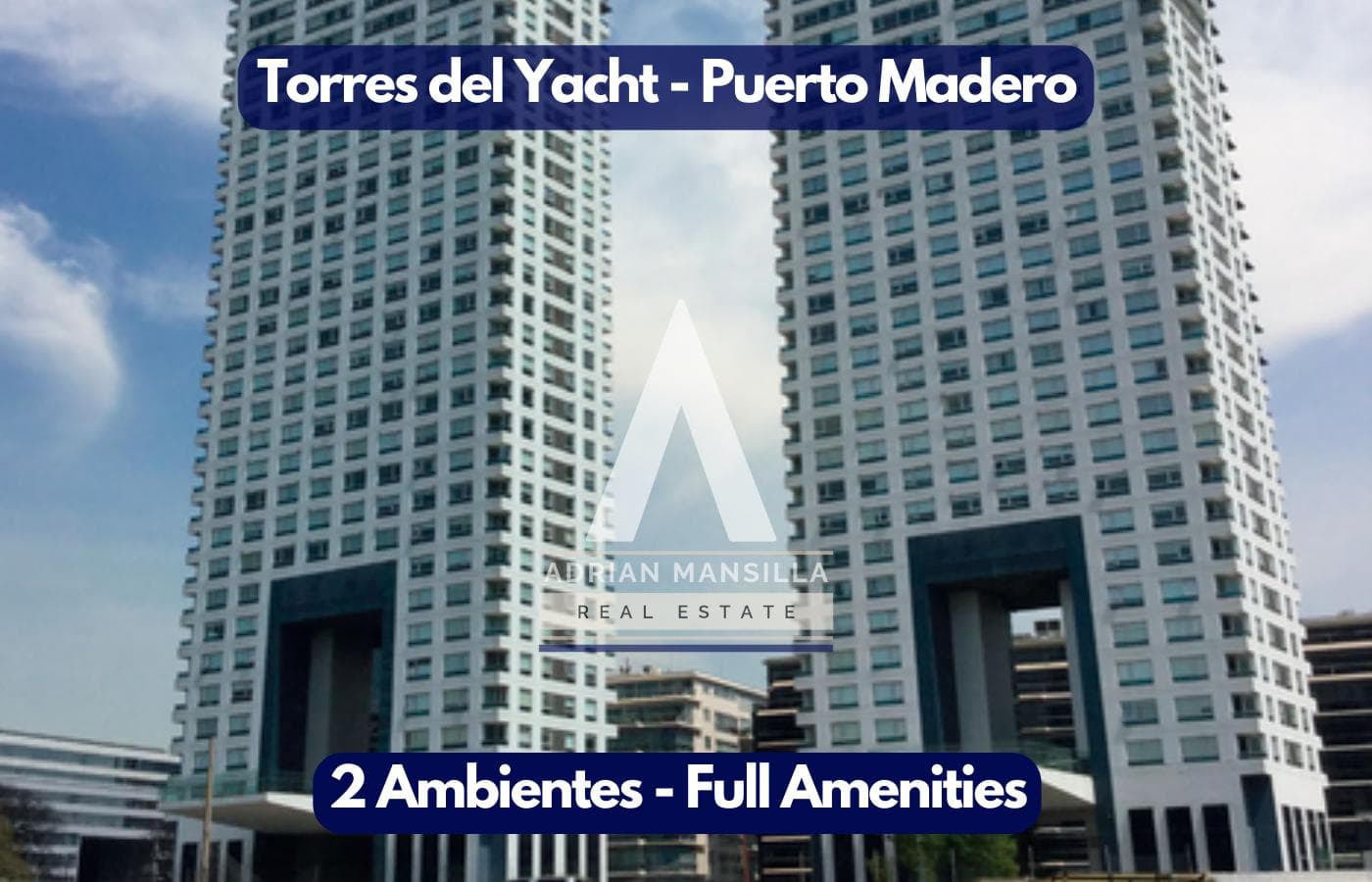 Alquiler Temporario TORRES del Yacht - 2 Ambientes - Puerto Madero - 1