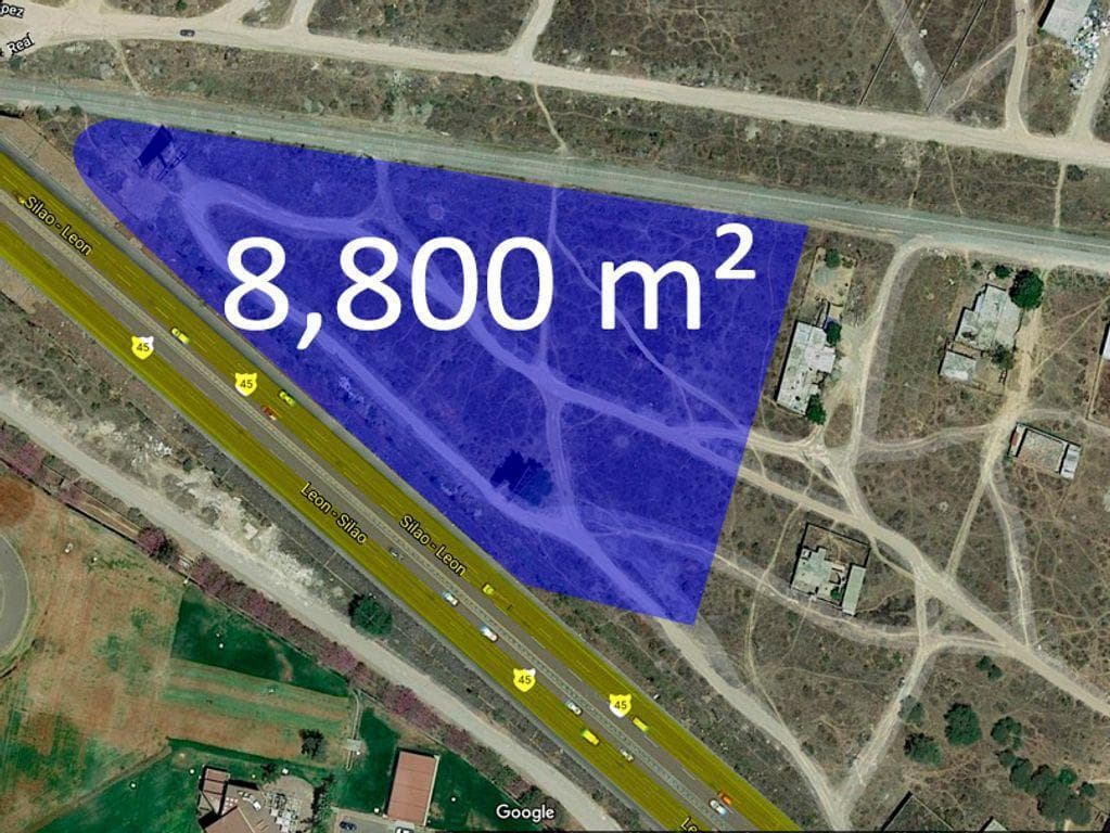 Terreno en Venta Carr. León - Silao, 8,800 m² - 1