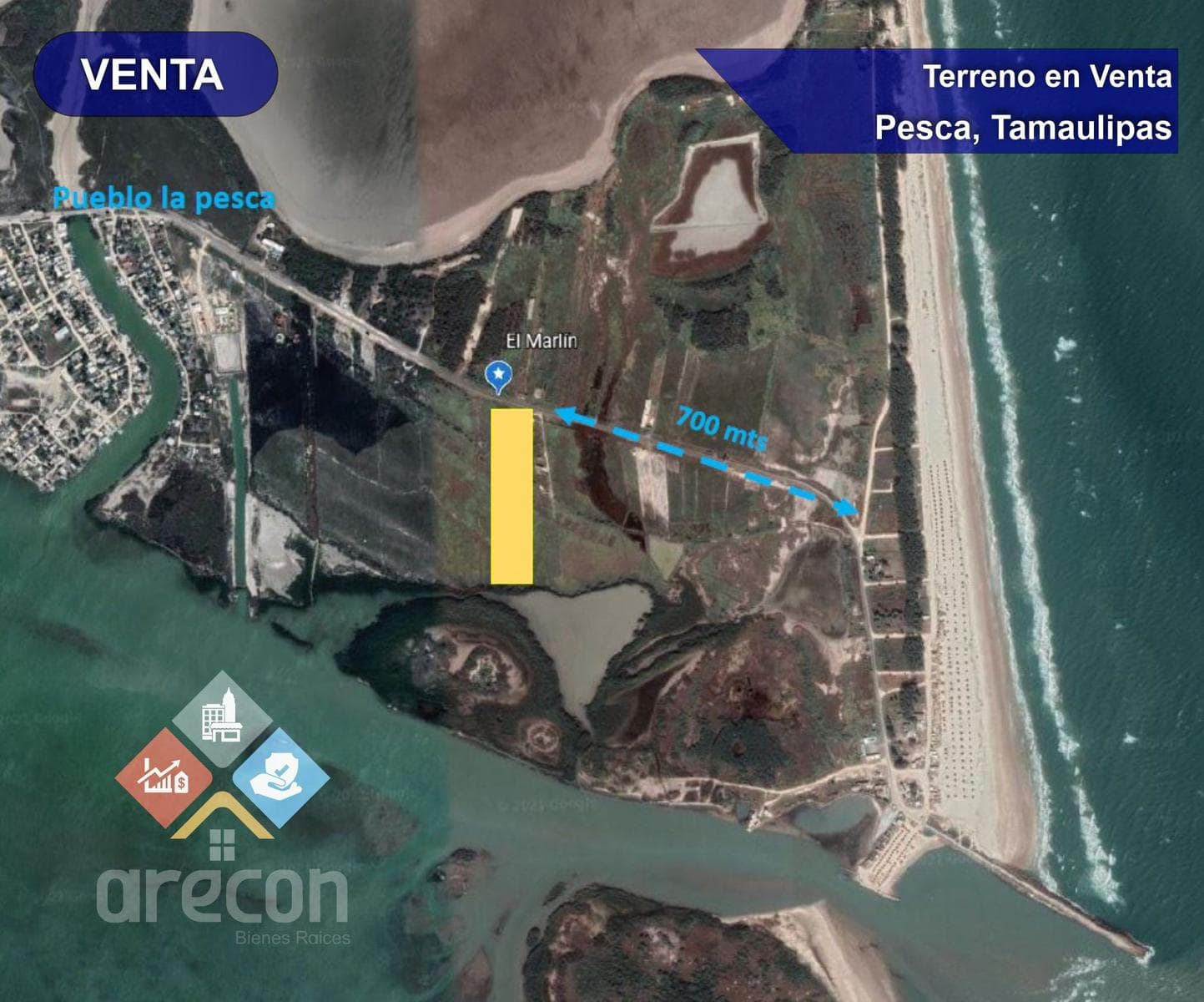 Oportunidad de Inversión, Terreno en La Pesca, Tamps - 1