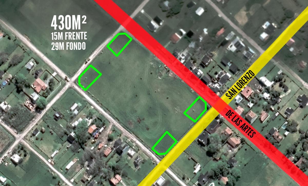 Terrenos en venta - 430mts2 - Mar De Cobo - 1