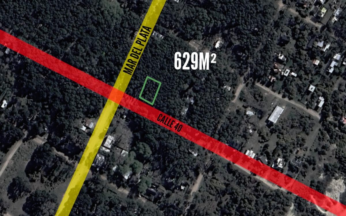 Terreno en venta - 629mts2 - Mar Azul - 1