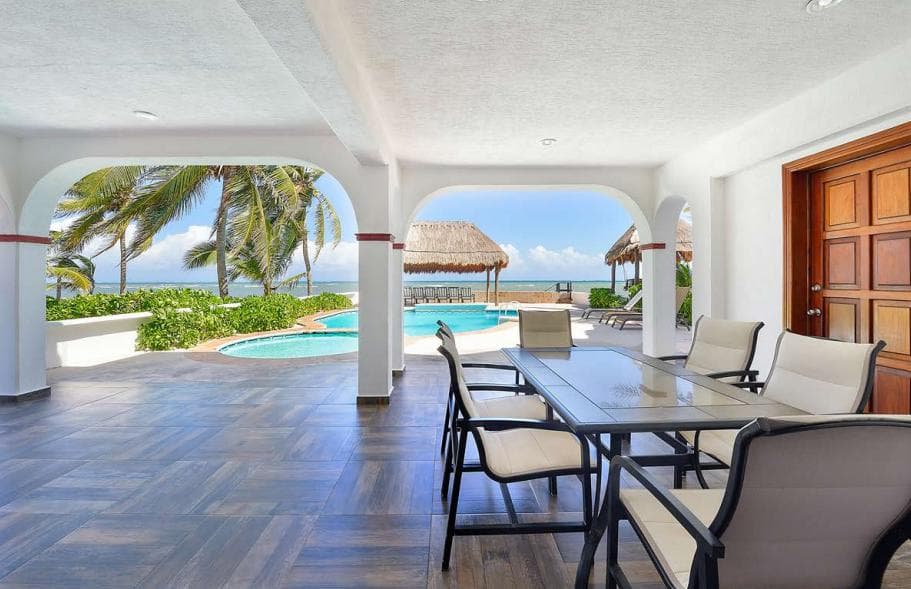 Casa en Venta frente al mar en Puerto Morelos Riviera Maya B-ALRZ3485 - 1
