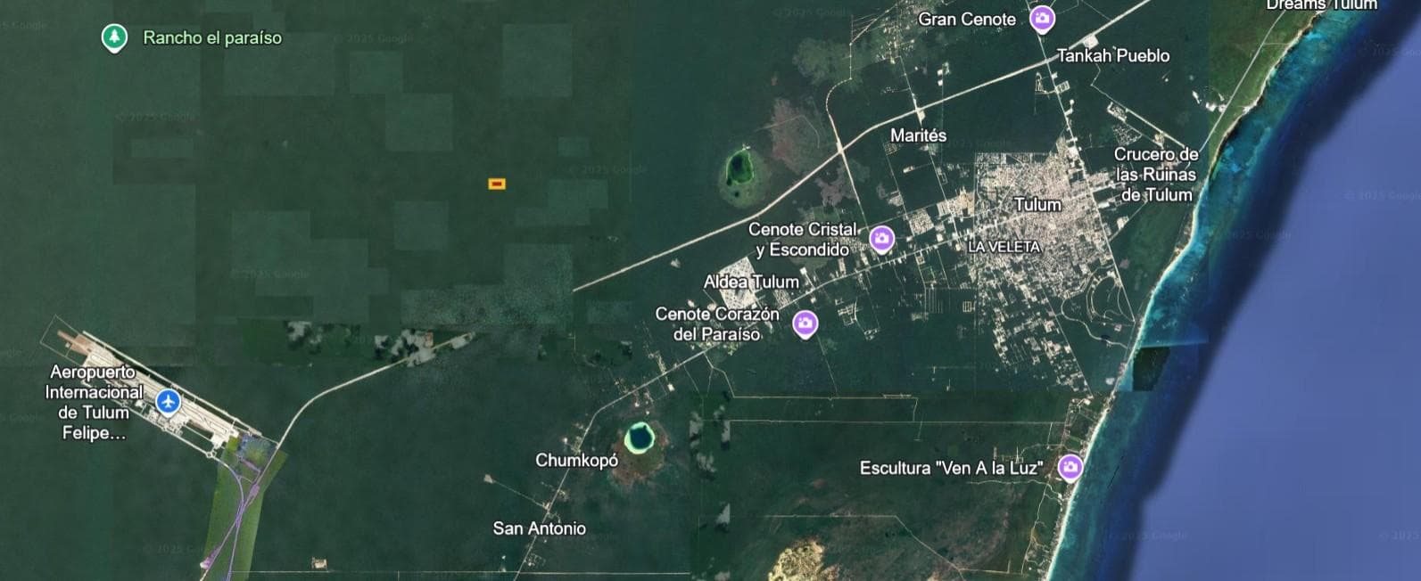 5 Hectareas en Tulum, Colonia Crystal. Se renta por hectarea - precio negociable - 1