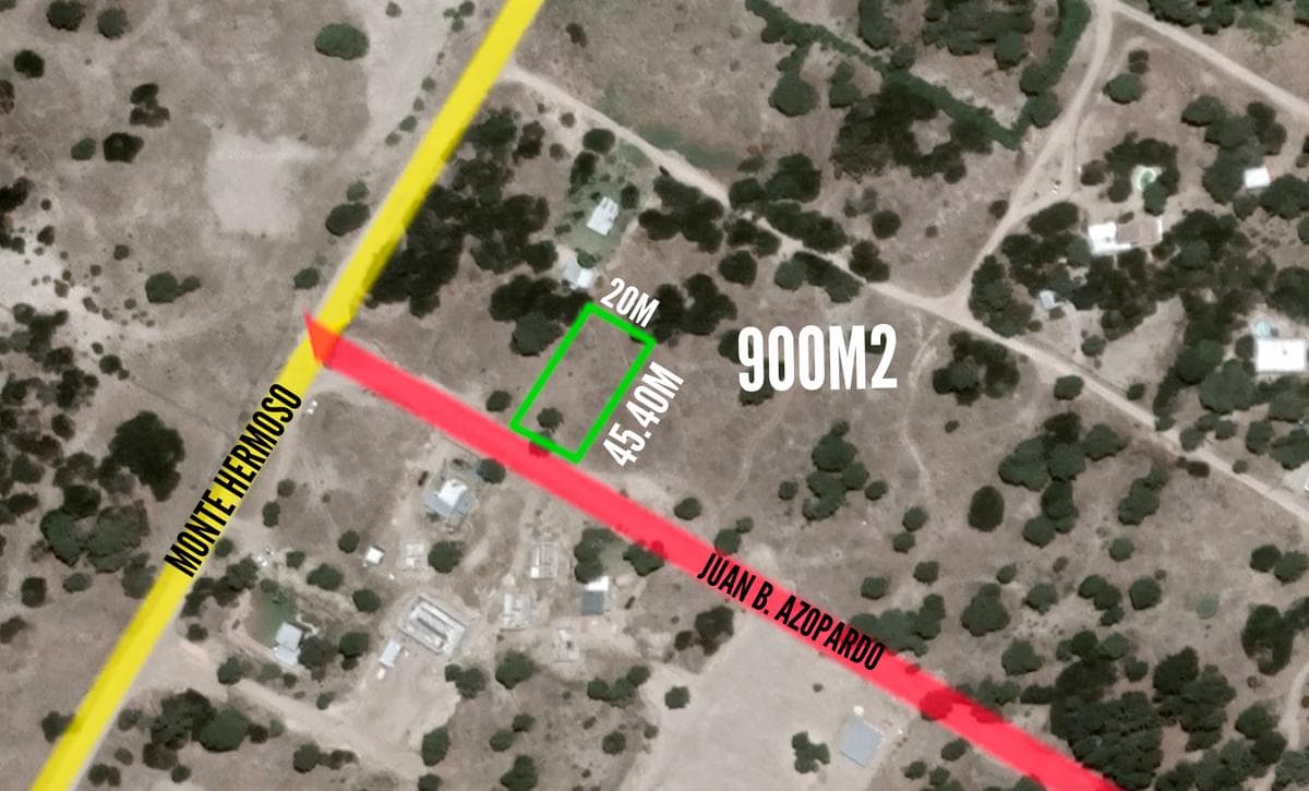 Terreno en venta - 900mts2 - Mar Azul - 1