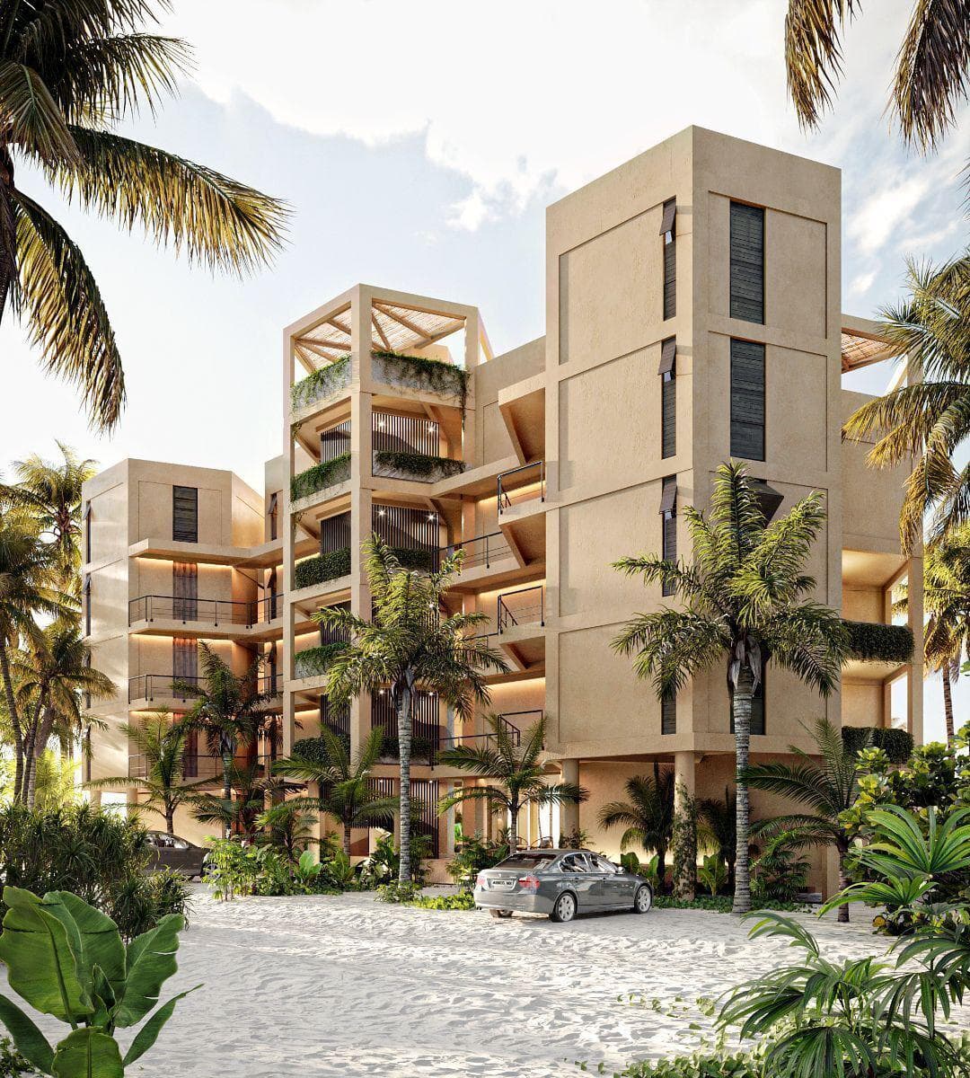 Departamento en San Crisanto Yucatan Modelo Panal - 1