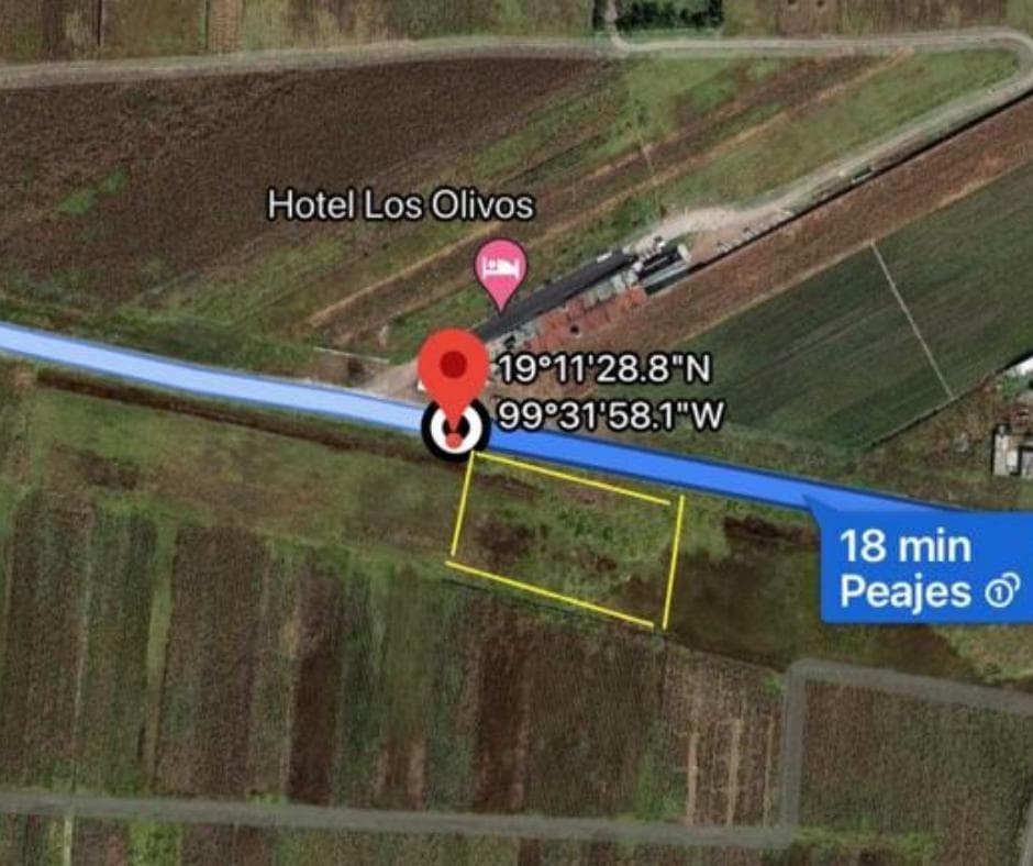 TERRENO EN VENTA EN CARRETERA CHAPULTEPEC- SANTIAGO, CERCA DE LA AUTOPISTA LERMA-TENANGO DEL VALLE - 1