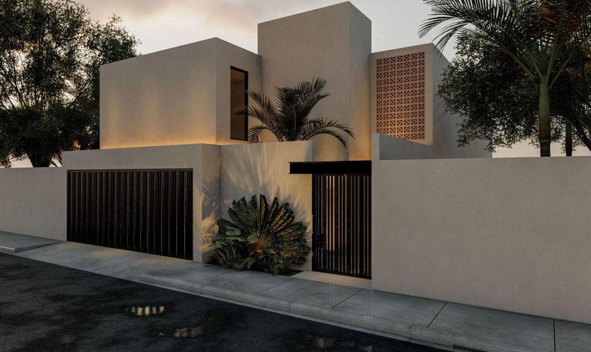 Casa con alberca y jardín privado, estacionamiento para 2 autos, cuarto de lavad - 1