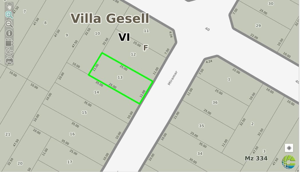 Terreno en venta en Mar Azul calle Miramar entre 40 y 41 - 1