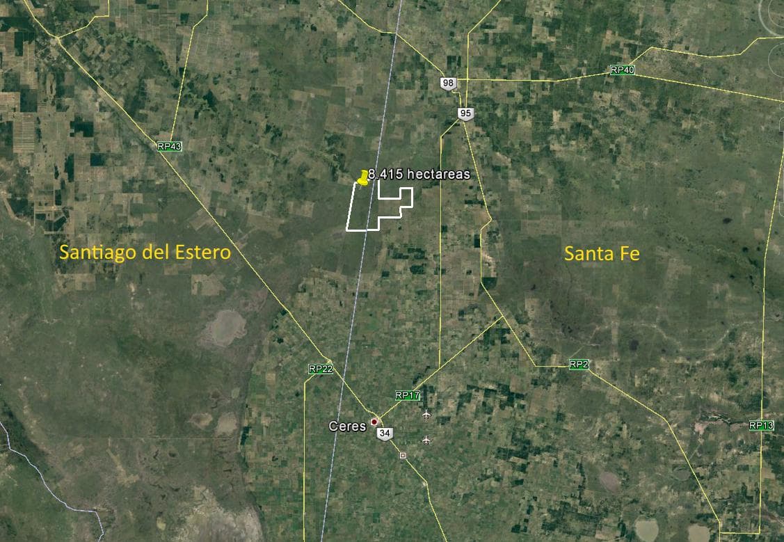 Campo en venta Santa Fe Dacal Bienes Raices - 1