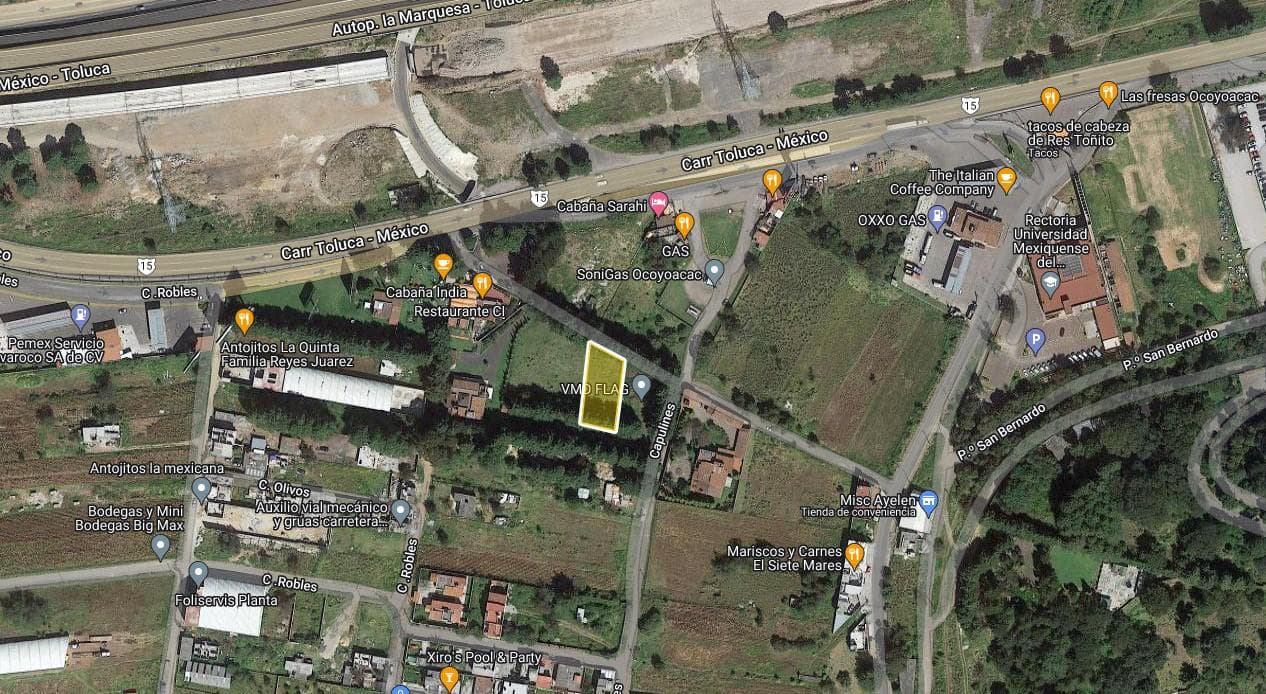 Terreno en renta en el ejido de la Campana muy cerca de la carretera Toluca-Mexico - 1