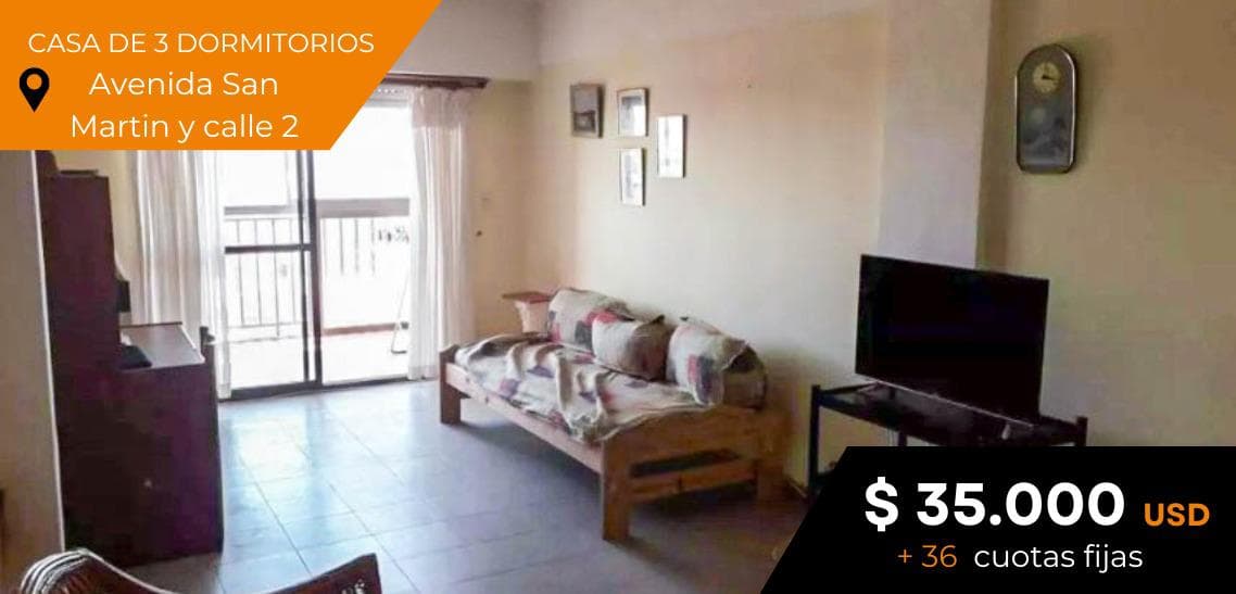 Departamento en venta - 2 Dormitorios 1 Baño - 65Mts2 - San Clemente del Tuyú FINANCIADO - 1