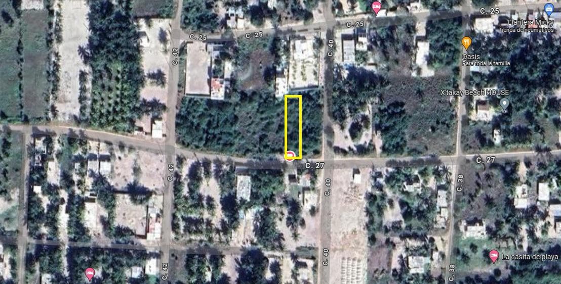 Terreno a 4 calles de la playa, propiedad privada, Telchac Puerto, Merida Yucatan - 1