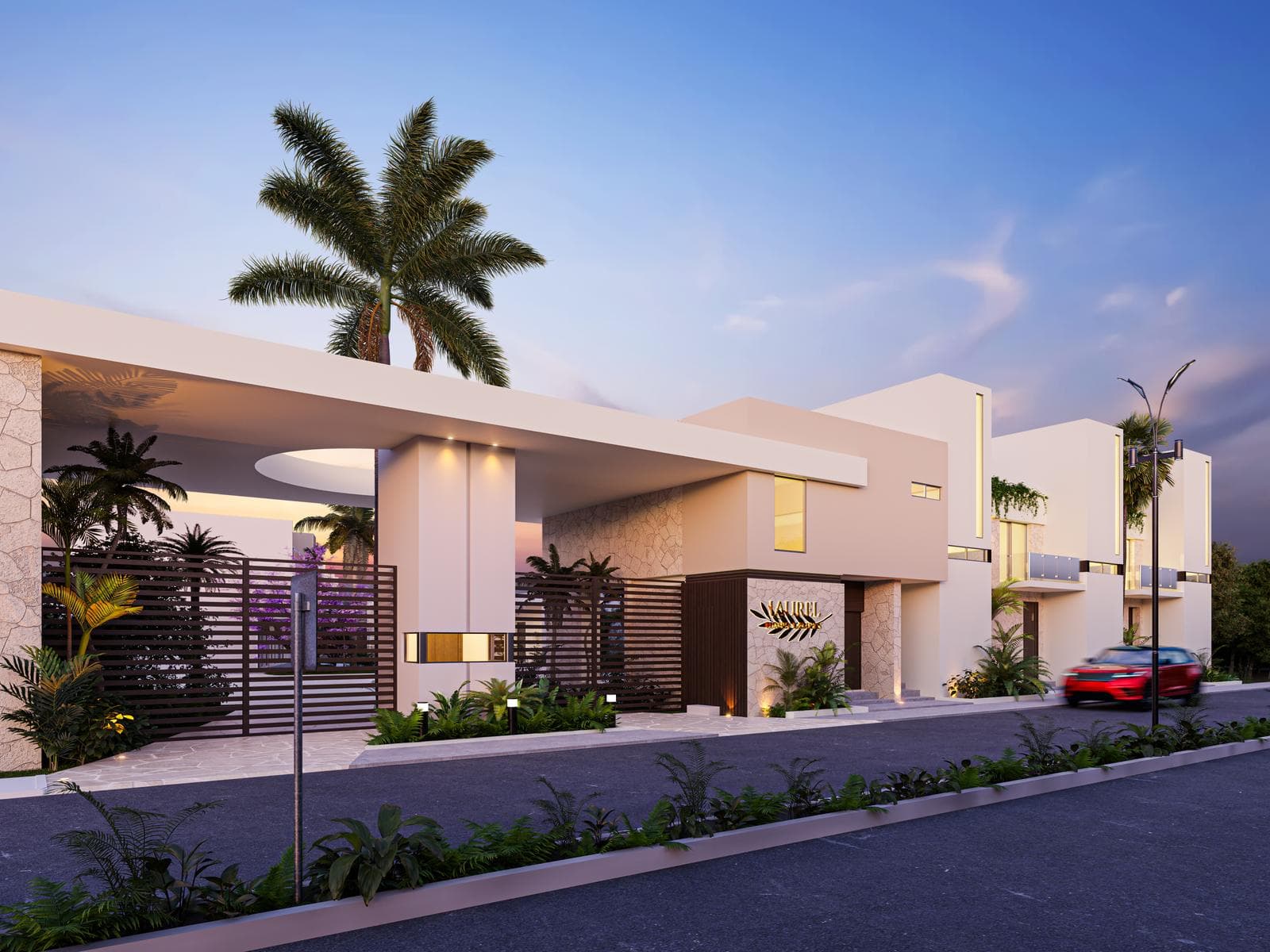 Casa en venta en Isla de Cozumel Laurel Luxury Gardens ultimas unidades 2 habitaciones 2 pisos jardin rooftop lu'um - 1
