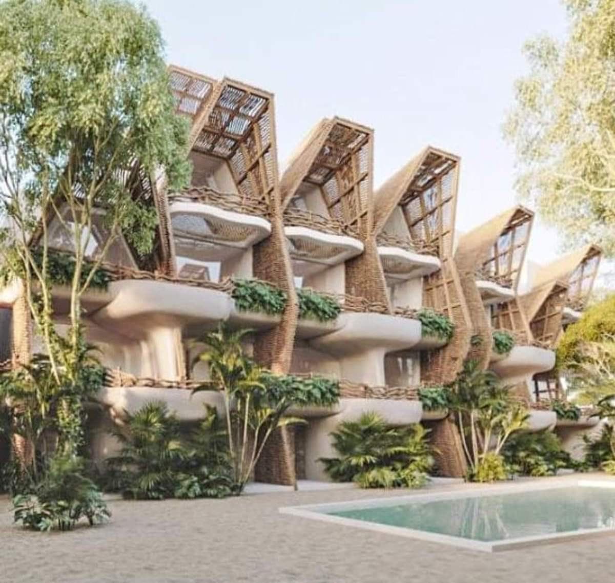 Casa en venta en Bacalar Townhouse en etapa de preventa 2 recamaras alberca privada Elementos Villas - 1