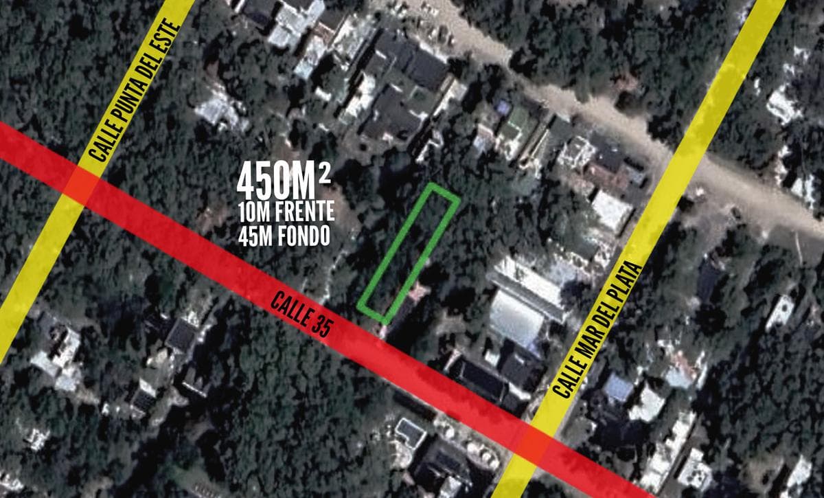 Terreno en venta - 450 mts2 - Mar Azul - 1