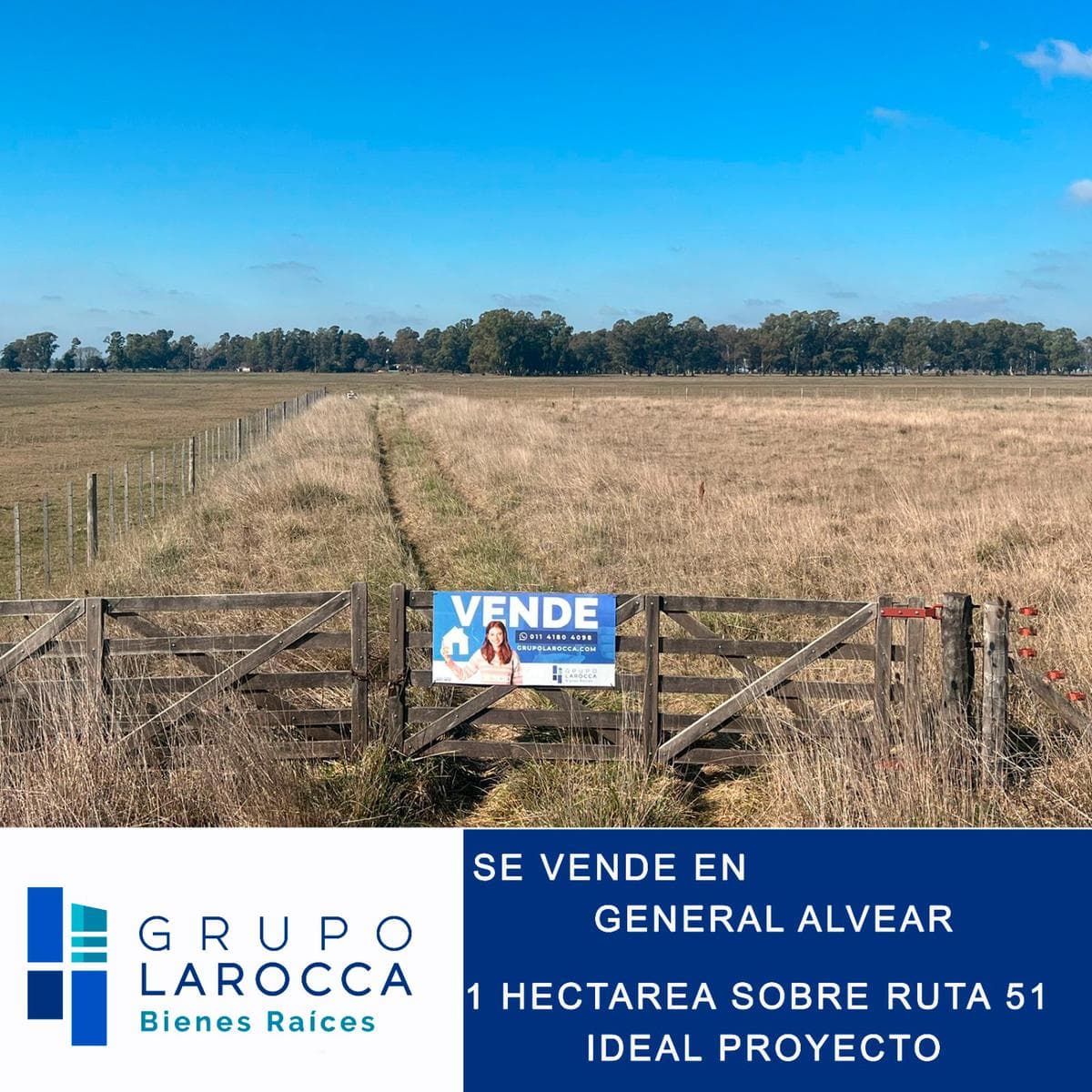 SE VENDE 1 HECTAREA EN RUTA 51. IDEAL PROYECTO - 1