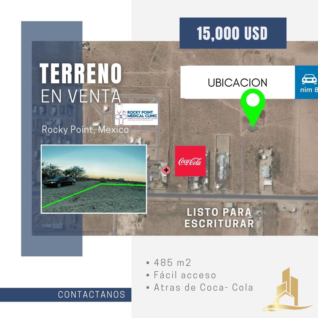 Terreno en Benito Juarez alado de empresa cocacola en la ciudad de Puerto Peñasco - 1