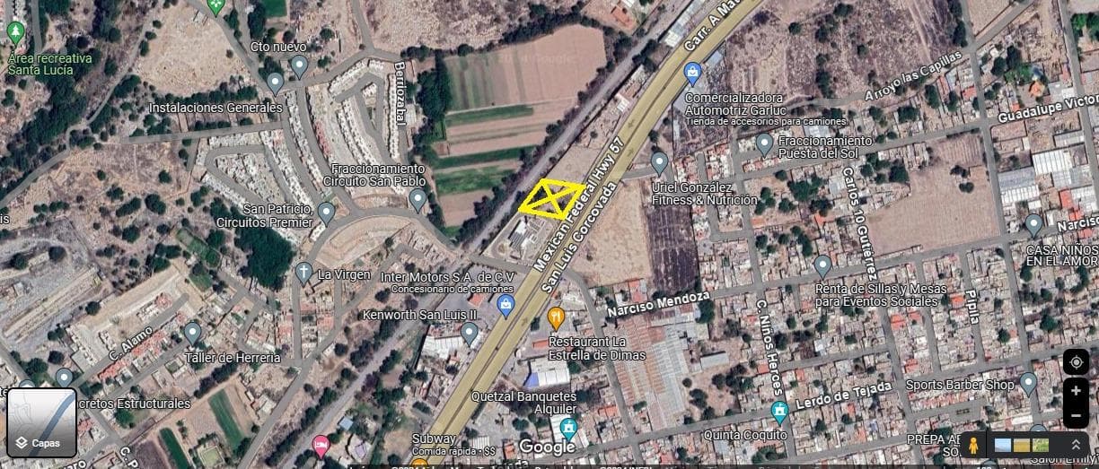 TERRENO EN VENTA EN CARRETERA 57, SOLEDAD, A LADO DE LA CENTRAL CAMIONERA CONEXIONES TORNADO - 1