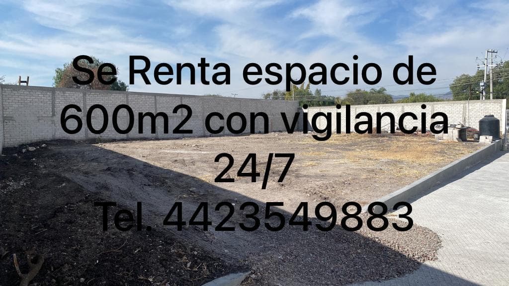 TERRENOS EN RENTA - 1