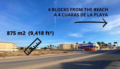 Terreno en comercial en venta en esquina en la ciudad de Puerto peñasco - 1
